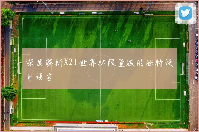 深度解析X21世界杯限量版的独特设计语言