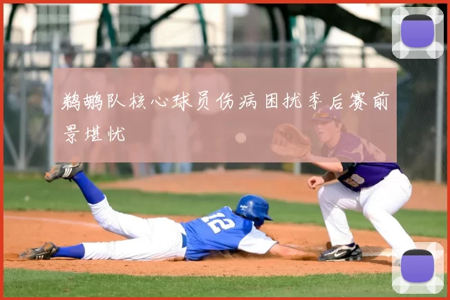 鹈鹕队核心球员伤病困扰季后赛前景堪忧