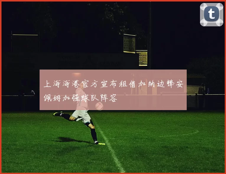 上海海港官方宣布租借加纳边锋安佩姆加强球队阵容