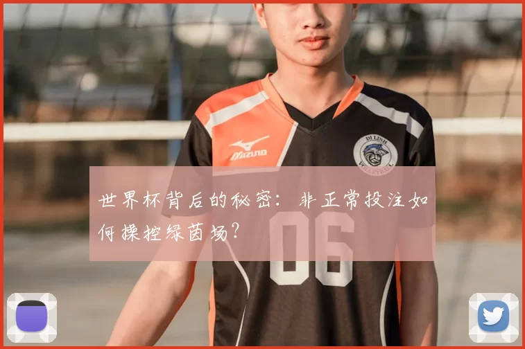 世界杯背后的秘密：非正常投注如何操控绿茵场？
