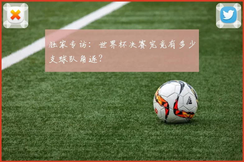 独家专访：世界杯决赛究竟有多少支球队角逐？